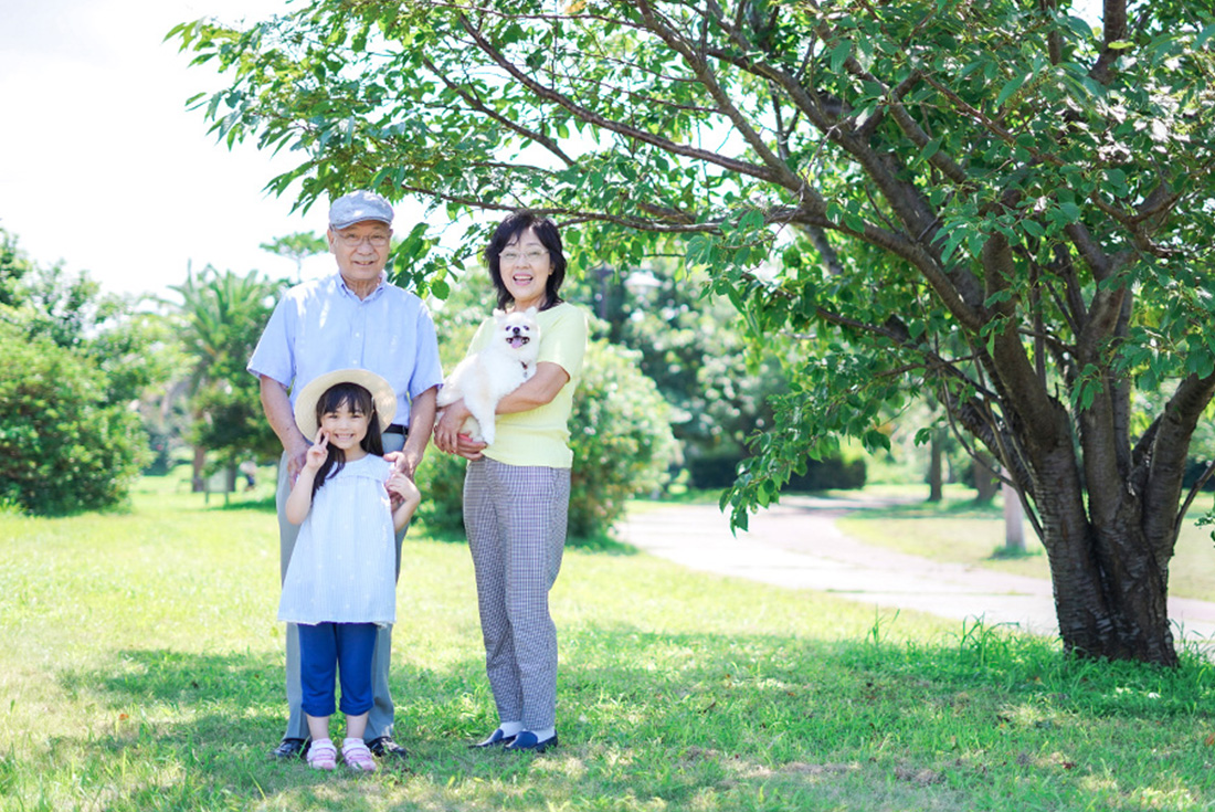 自然に囲まれたのどかな環境です。